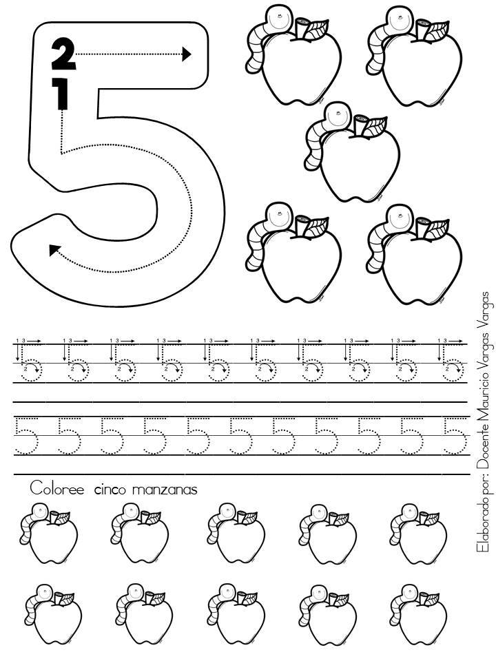 Dormido Letrista Abolladura Cuaderno para trabajar los Números (10) – Imagenes Educativas
