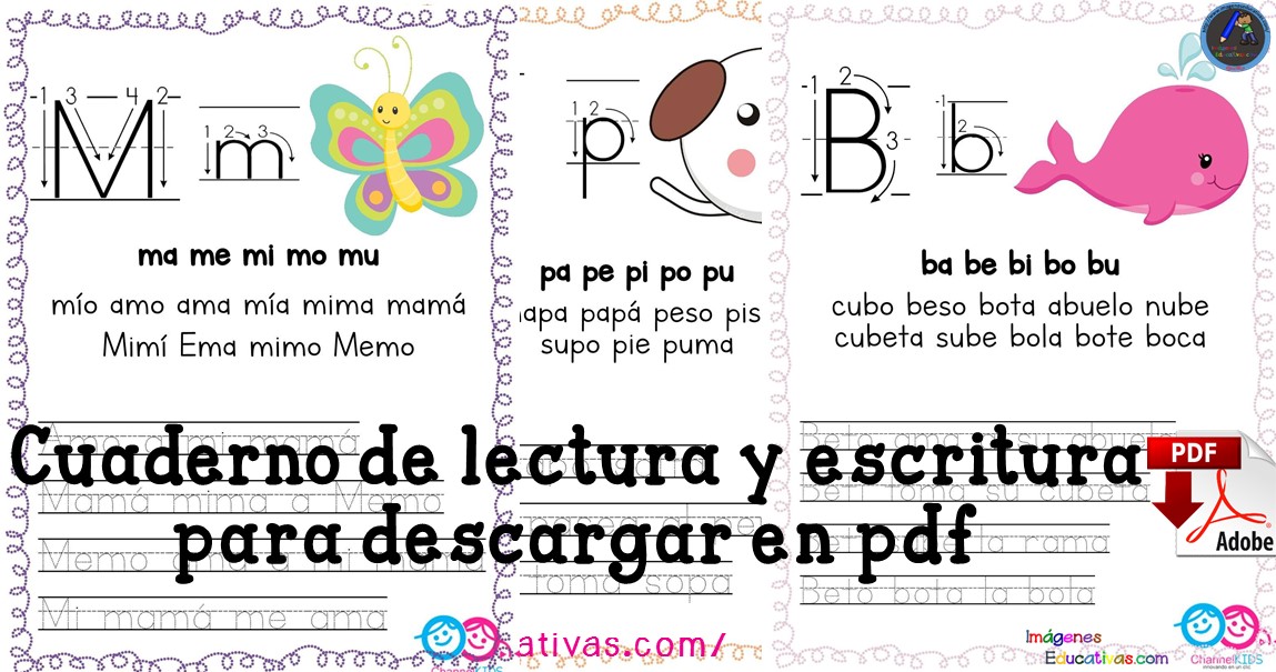 Cuaderno de lectura y para descargar en – Educativas