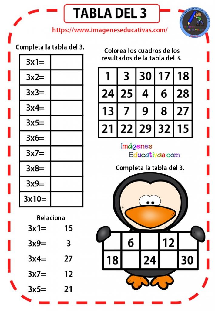 Cuadernillo De Las Tablas De Multiplicar