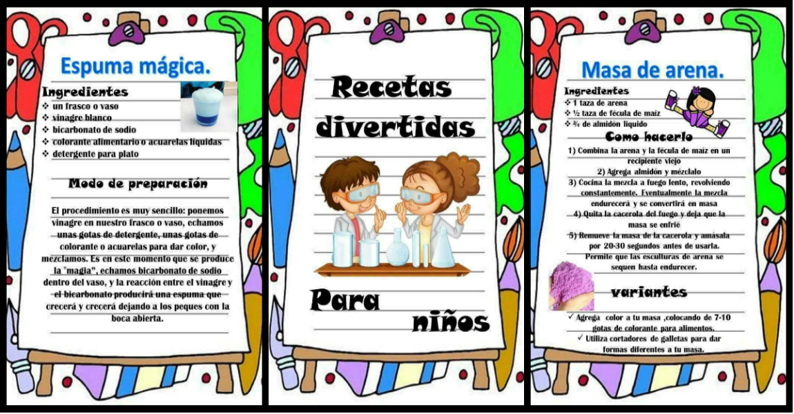 Recetas divertidas para niños – Imagenes Educativas