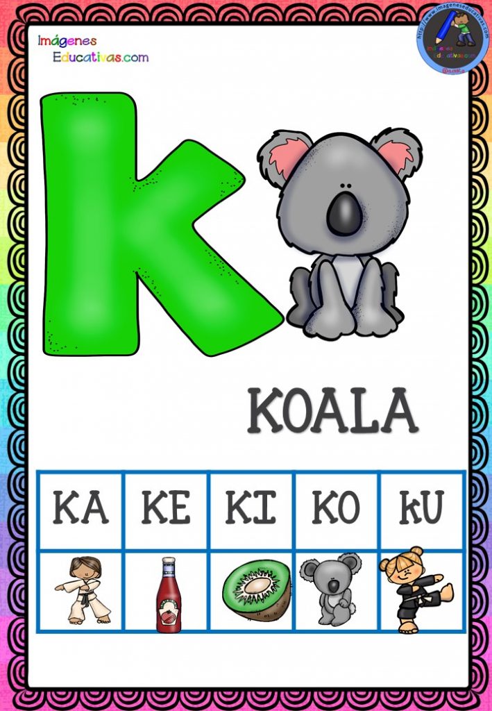 Abecedario Silábico ANIMALES para descargar en PDF - Imagenes Educativas