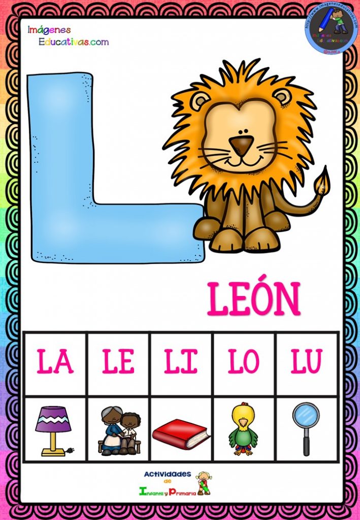 Abecedario Silábico ANIMALES para descargar en PDF - Imagenes Educativas