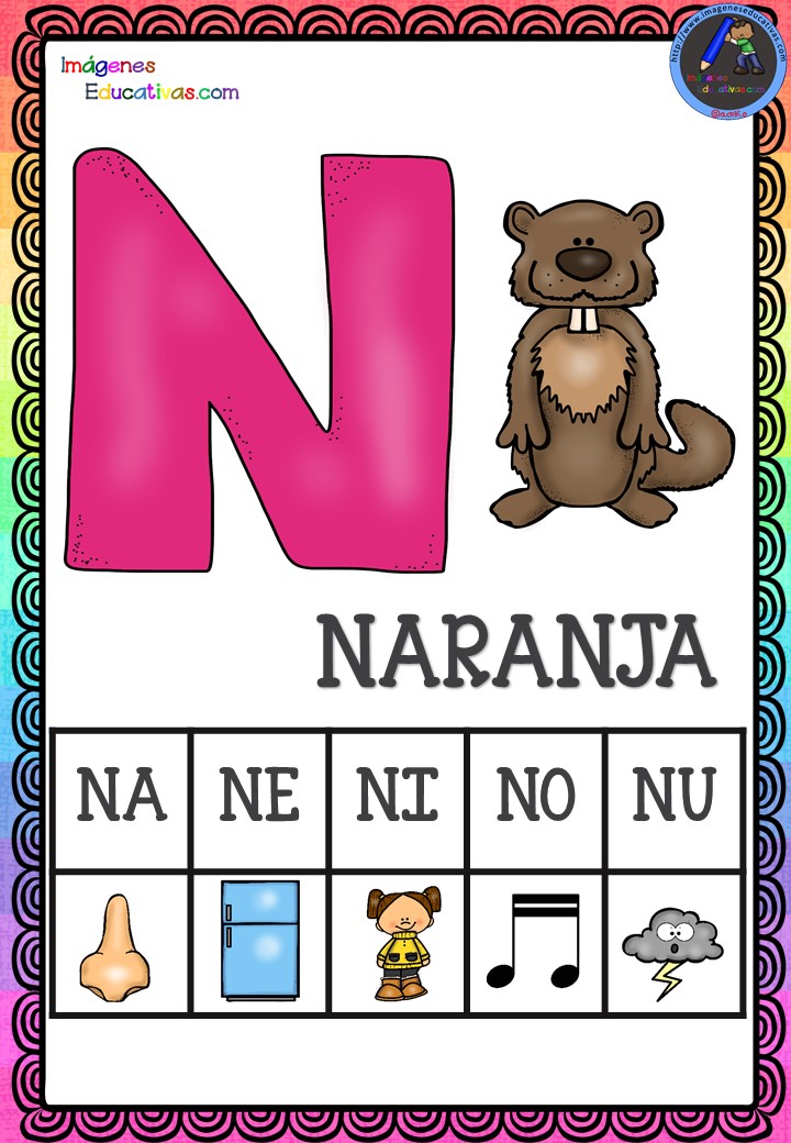 Abecedario Silábico ANIMALES para descargar en PDF - Imagenes Educativas