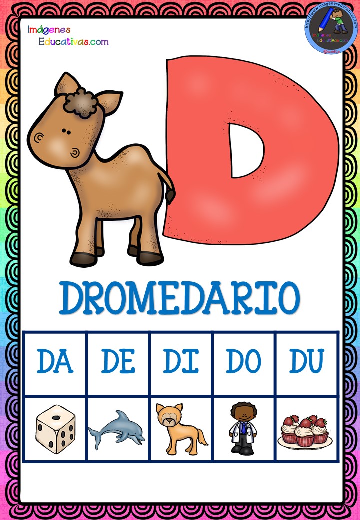 Abecedario Silábico ANIMALES para descargar en PDF - Imagenes Educativas