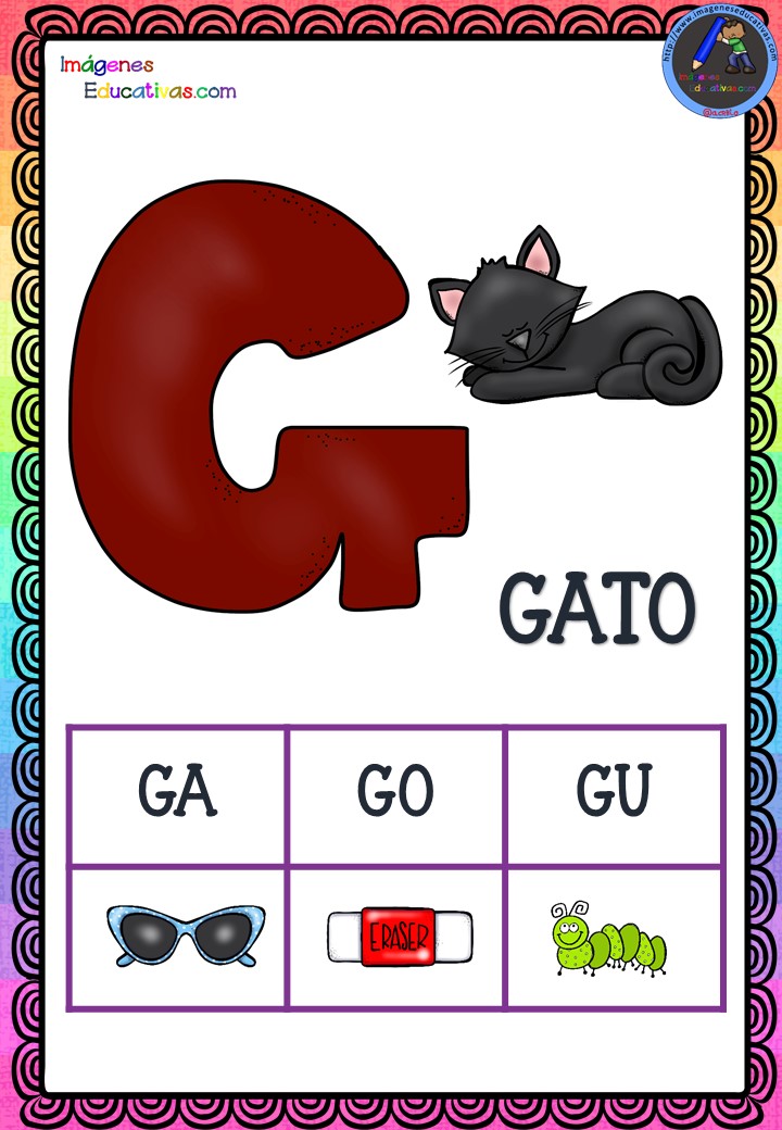 Abecedario Silábico ANIMALES para descargar en PDF - Imagenes Educativas