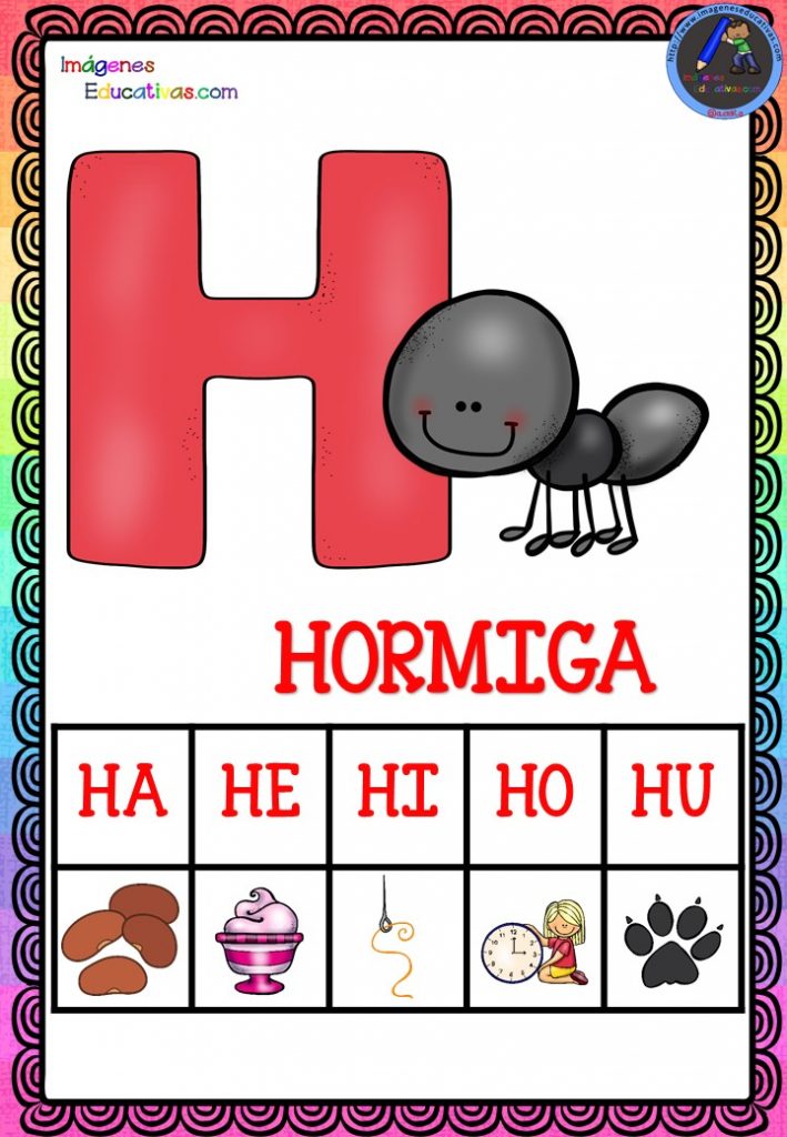 Abecedario Silábico ANIMALES para descargar en PDF - Imagenes Educativas