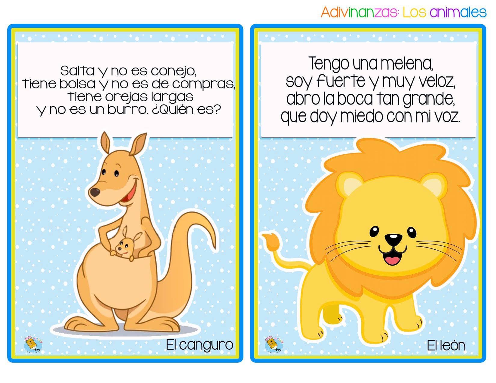 Divertidas Adivinanzas De Animales 2 Imagenes Educativas