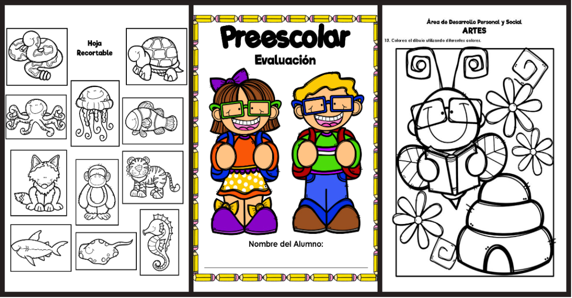 EVALUACION PREESCOLAR portada – Imagenes Educativas