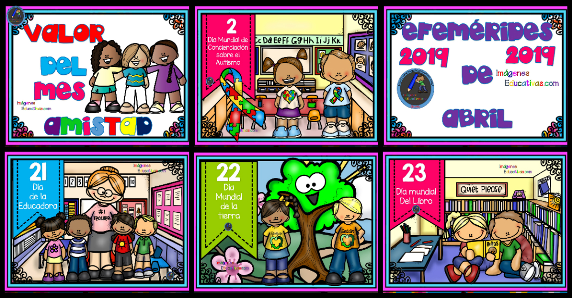 Efemérides de abril nuevos diseños – Imagenes Educativas de efemerides de marzo y abril Efemérides de abril nuevos diseños – Imagenes Educativas