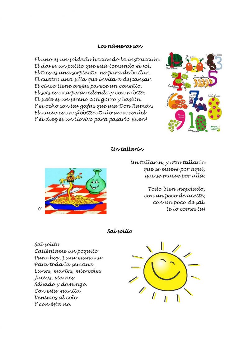 Colección de Canciones infantiles ordenadas por temas - Imagenes Educativas