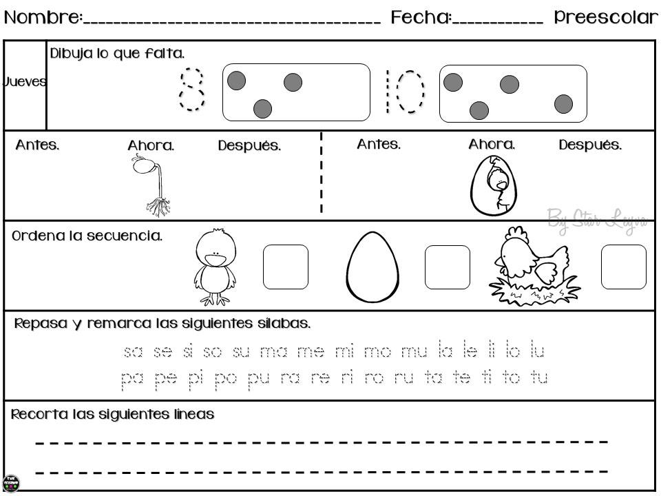 Cuaderno De Repaso Para Preescolar E Infantil 14 Imagenes Educativas