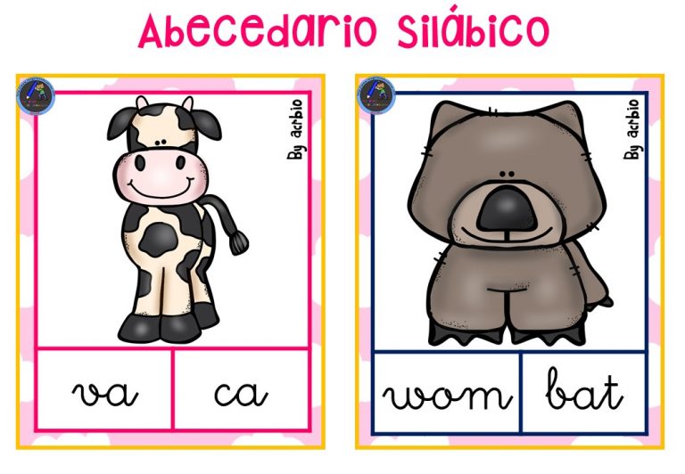 Abecedario Silábico para descargar en PDF - Imagenes Educativas