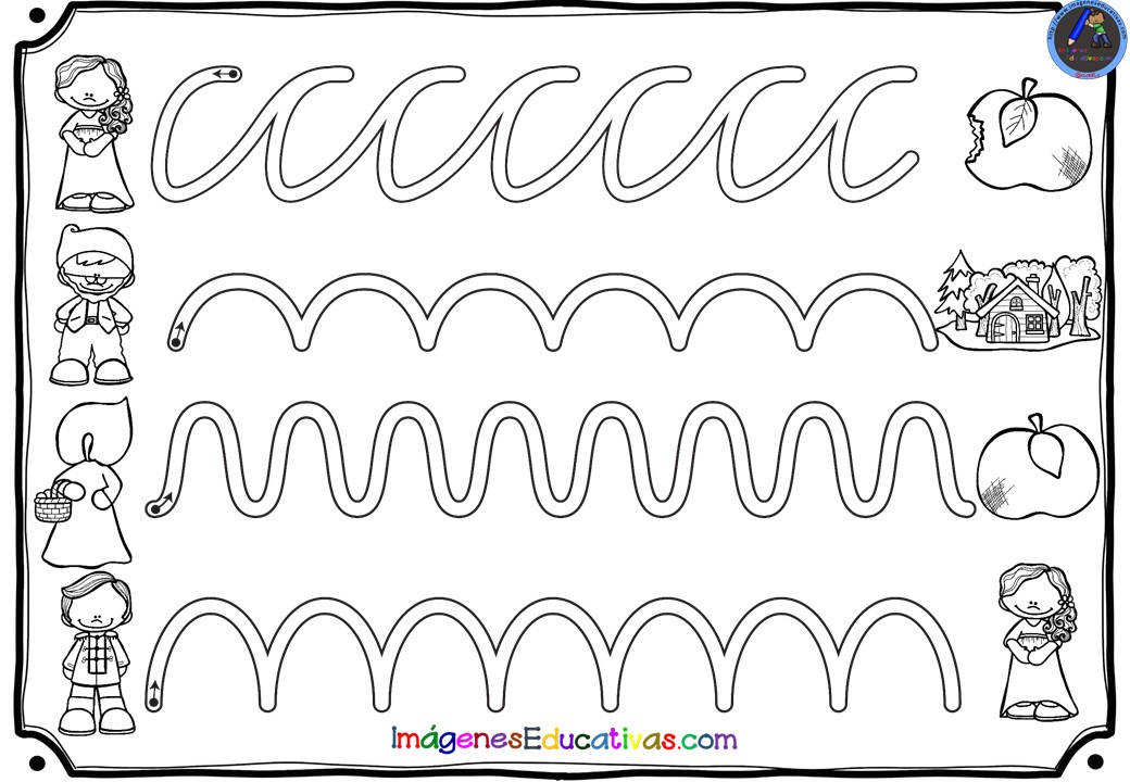 Fichas Para Trabajar La Grafomotricidad Y El Trazo 4 Imagenes