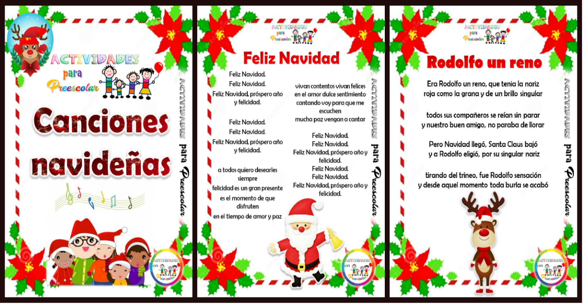 CANCIONES NAVIDEÑAS – Imagenes Educativas CANCIONES NAVIDEÑAS – Imagenes Educativas