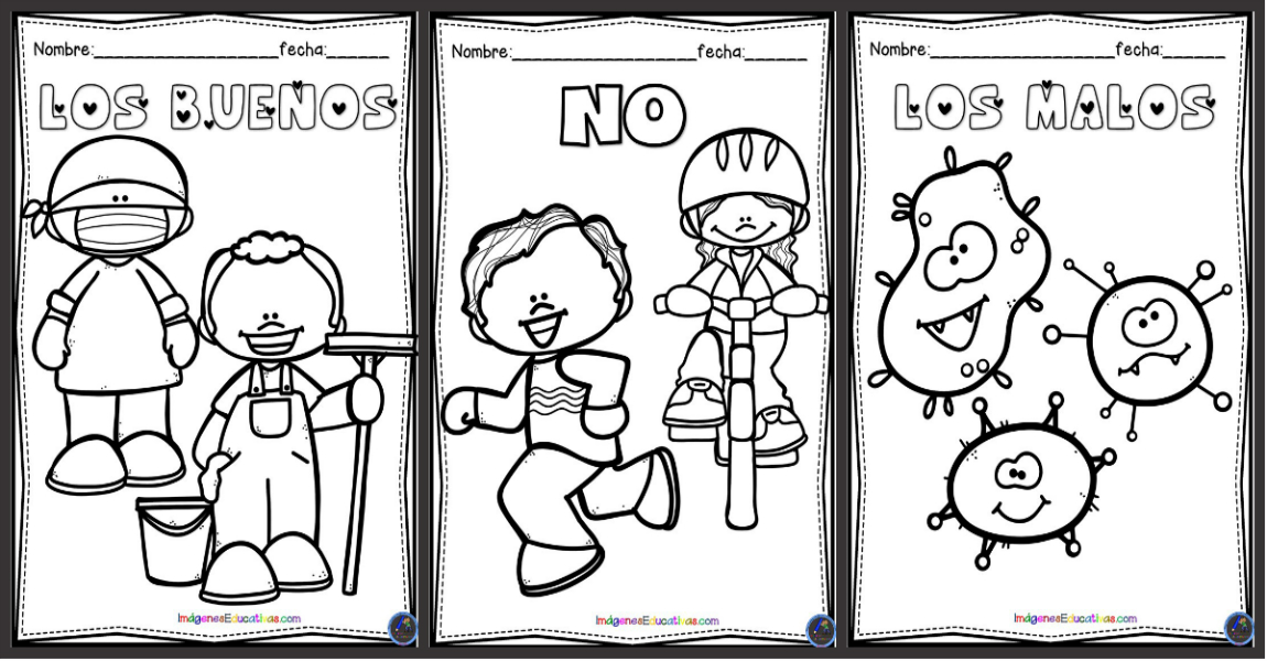 CUADERNO PARA COLOREAR EN LA CUARENTENA – Imagenes Educativas