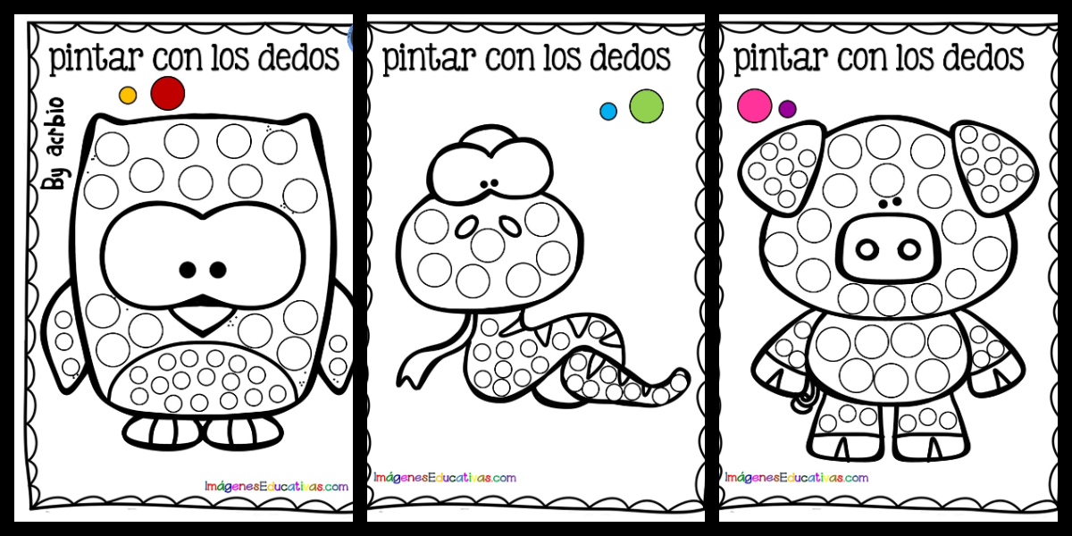 Dibujos Para Pintar Con Temperas Para Niños De Primaria