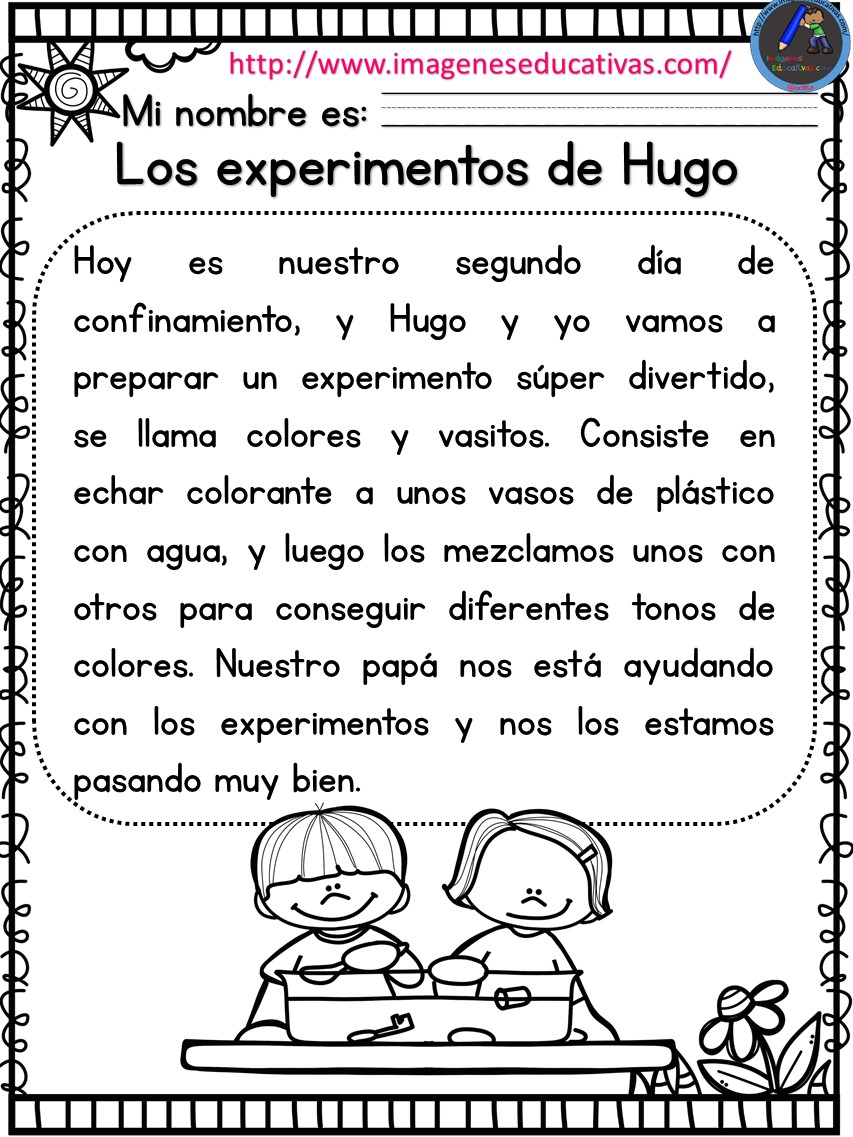 Lecturas Comprensivas Para Primaria Y Primer Grado 3 Imagenes