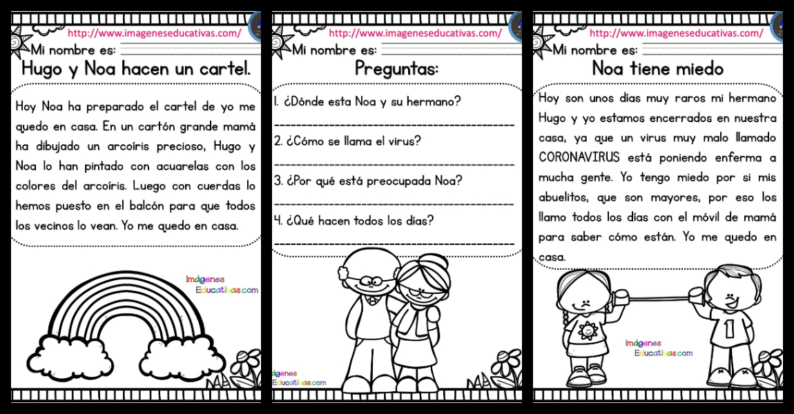 Lecturas Comprensivas Para Primaria Y Primer Grado Portada Imagenes