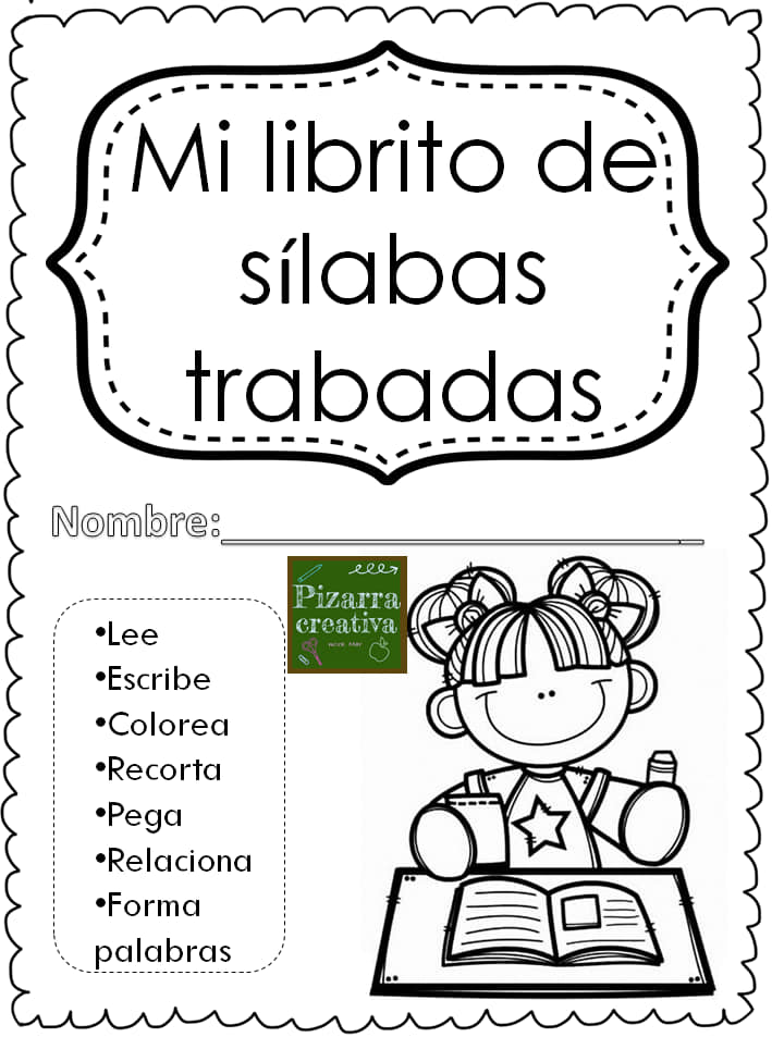 Mi Librito De SÍlabas Trabadas 1 Imagenes Educativas