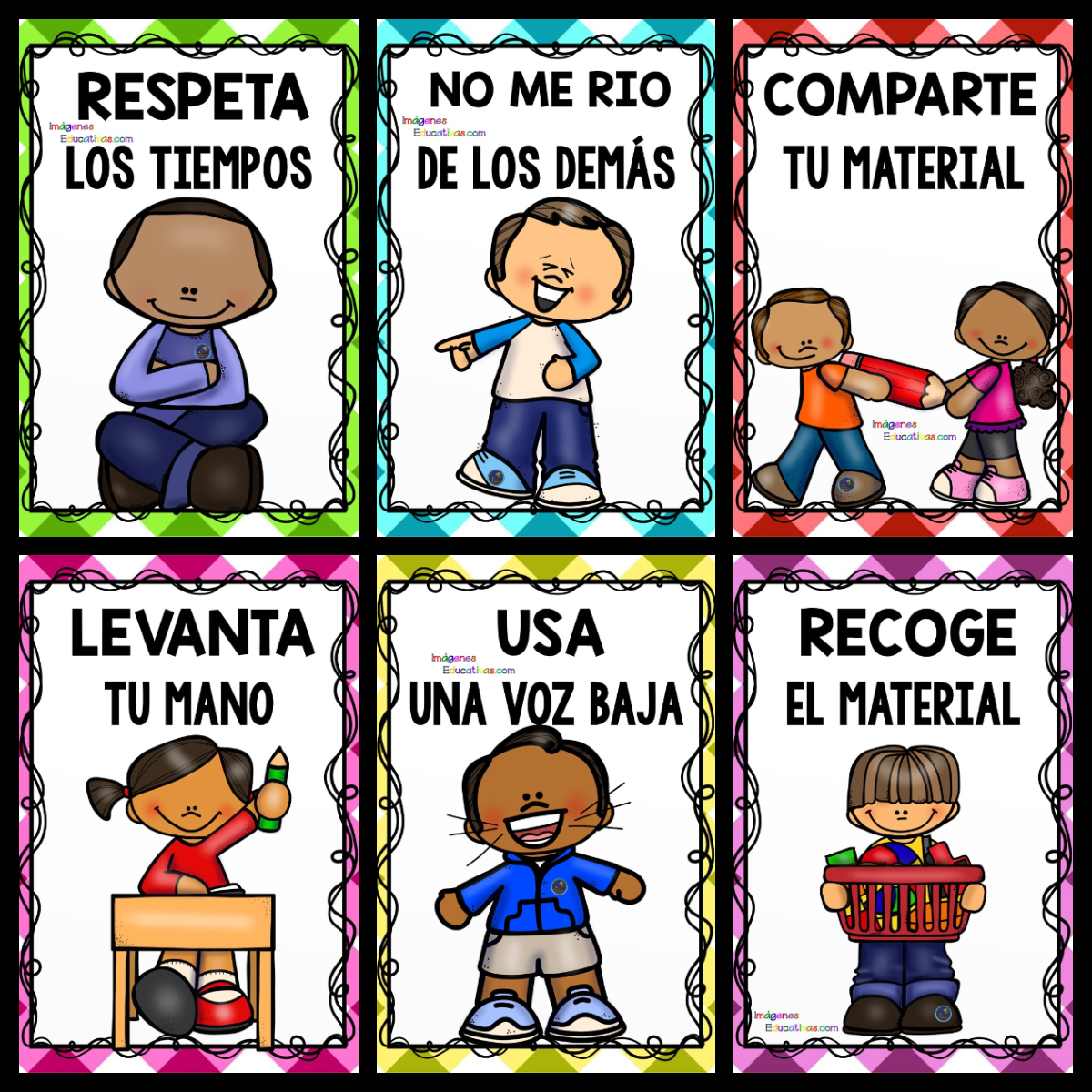 Normas De Clase Carteles Para Decorar Instagran Imagenes Educativas