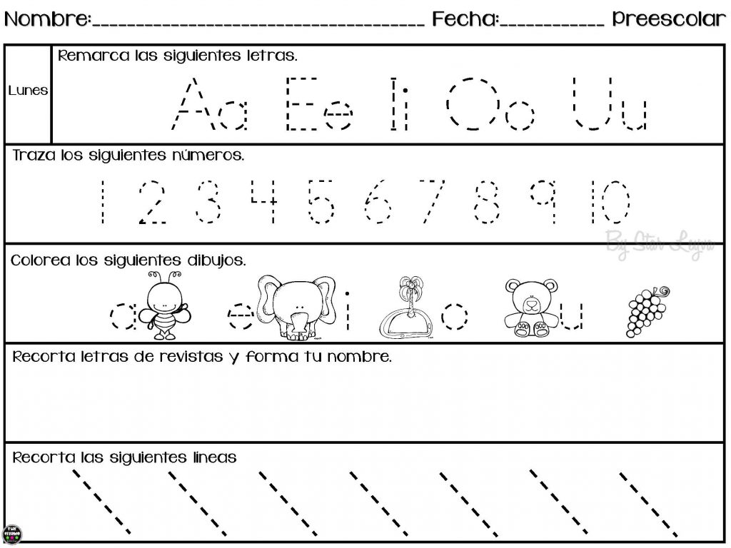 SUPER RECOPILATORIO TAREAS para preescolar hasta tercero