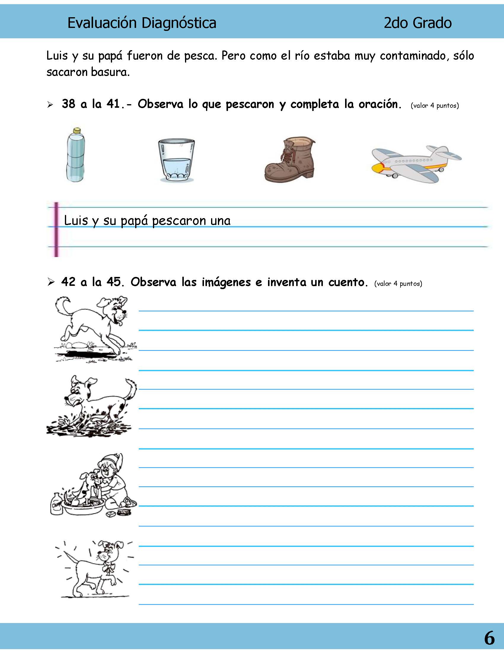 EvaluaciÓn DiagnÓstica 2do Gradopágina06 Imagenes Educativas