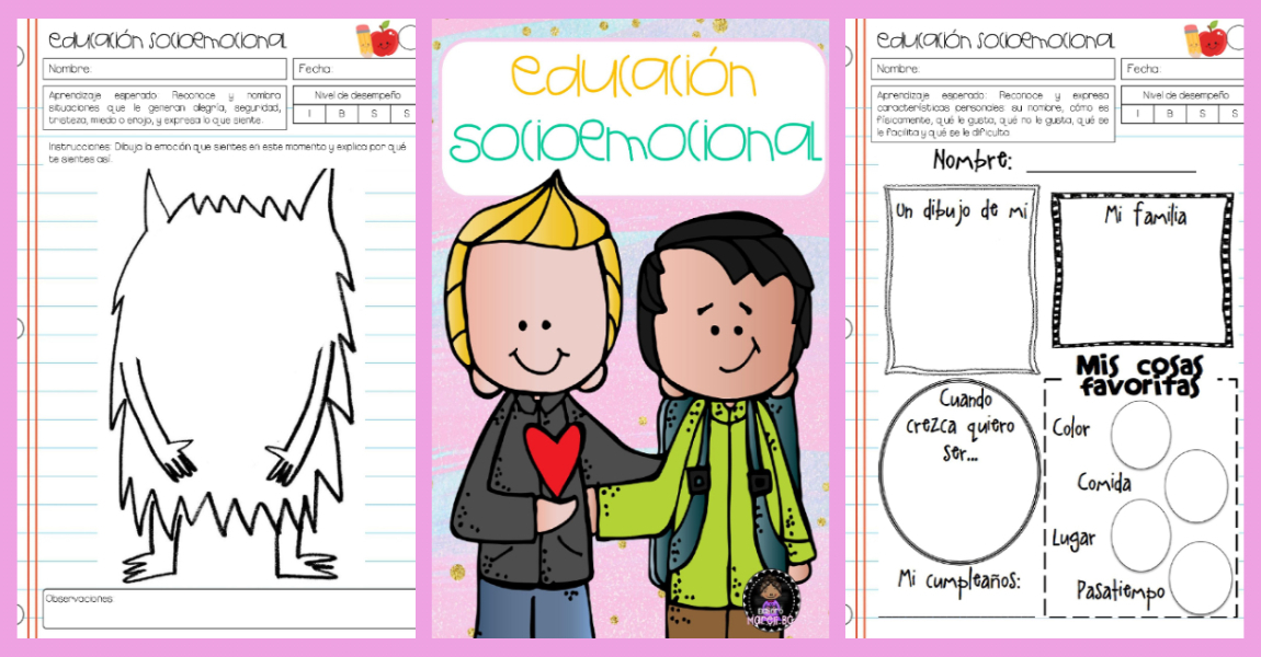 Cuaderno Educación Socioemocional – Imagenes Educativas de habilidades socioemocionales Cuaderno Educación Socioemocional – Imagenes Educativas