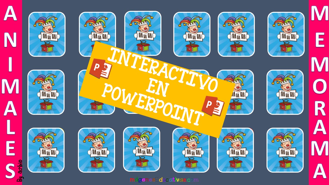 corazón El principio cabina MEMORAMA INTERACTIVO DE ANIMALES POWERPOINT – Imagenes Educativas