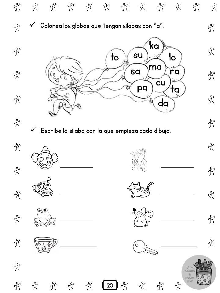 Cuadernillo Primer Grado Actividades Para Aprender A Leer Y Escribir En ...