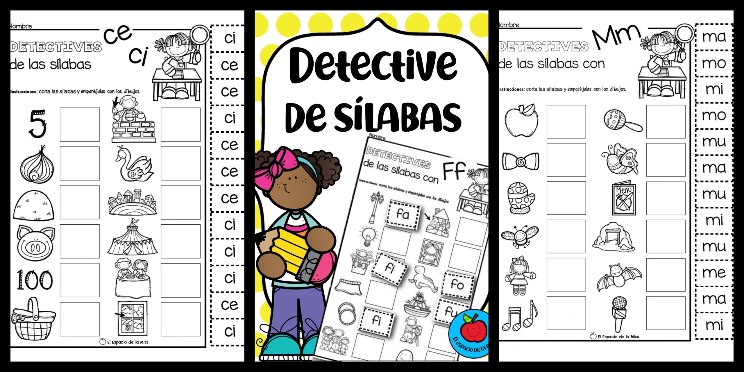 SUPER CUADERNO EL DETECTIVE DE LAS SÍLABAS – Imagenes Educativas SUPER CUADERNO EL DETECTIVE DE LAS SÍLABAS – Imagenes Educativas