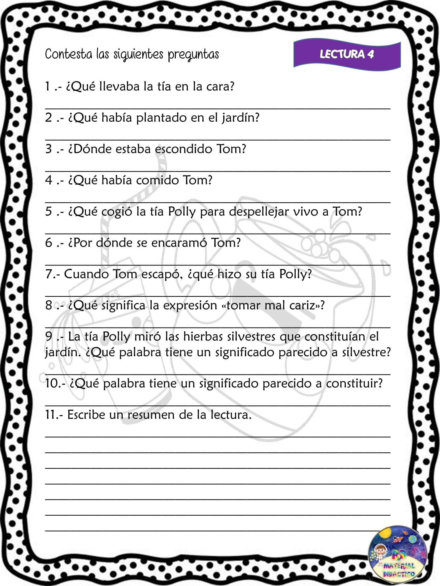 40 LECTURAS DE COMPRENSIÓN PARA PRIMARIA - Imagenes Educativas