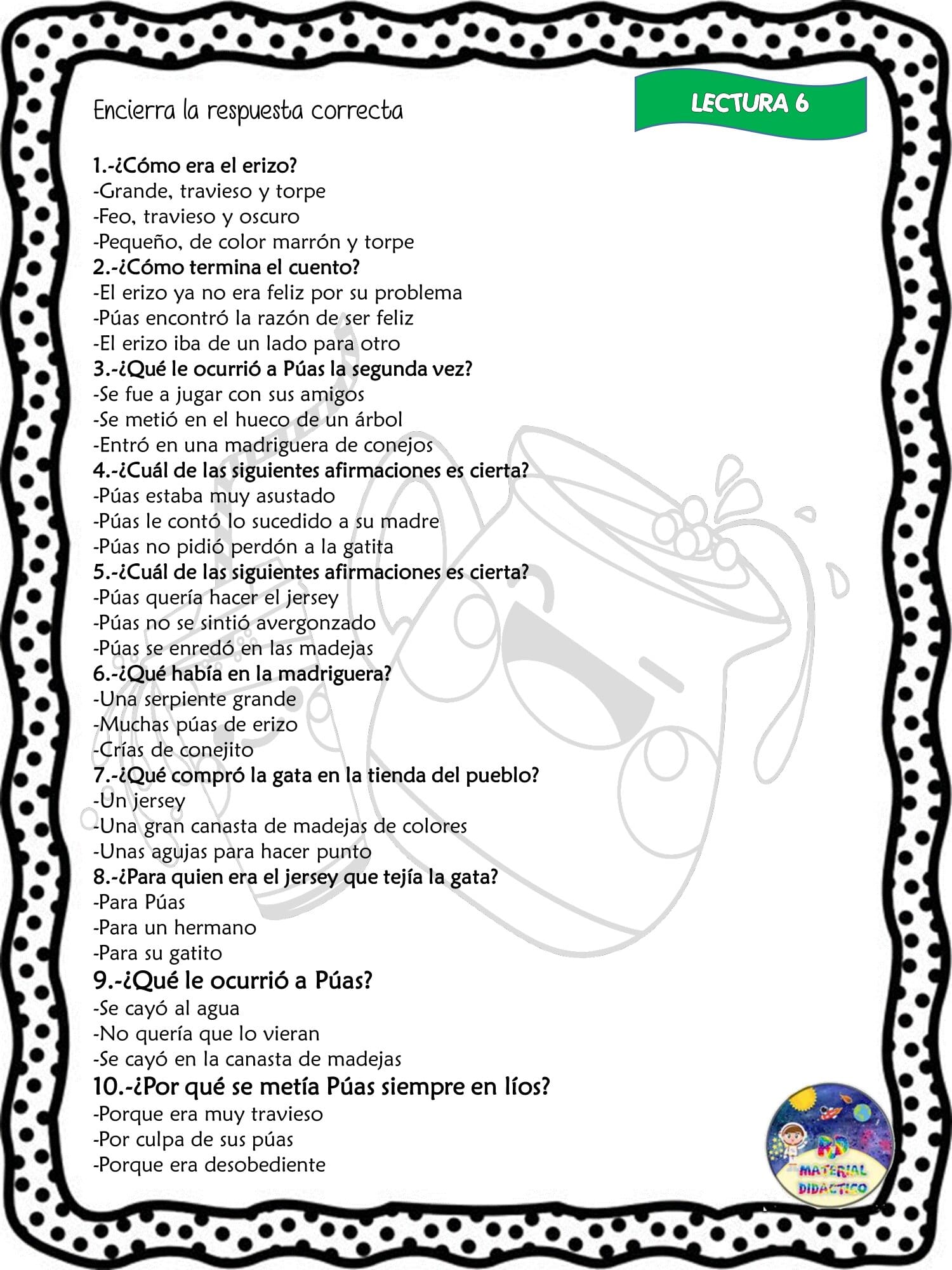 40 LECTURAS DE COMPRENSIÓN PARA PRIMARIA - Imagenes Educativas