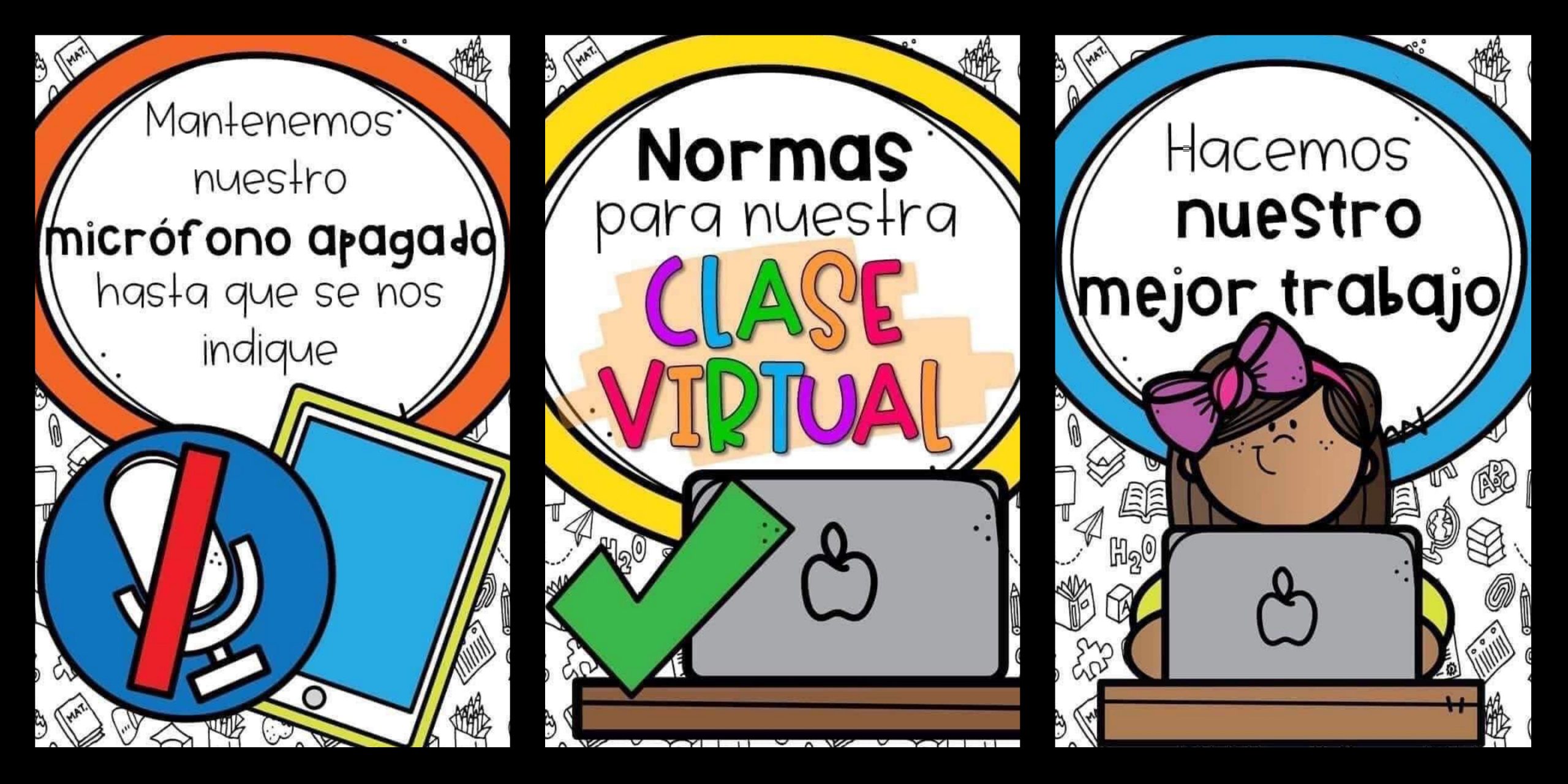 NORMAS PARA NUESTRA CLASE VIRTUAL - Imagenes Educativas