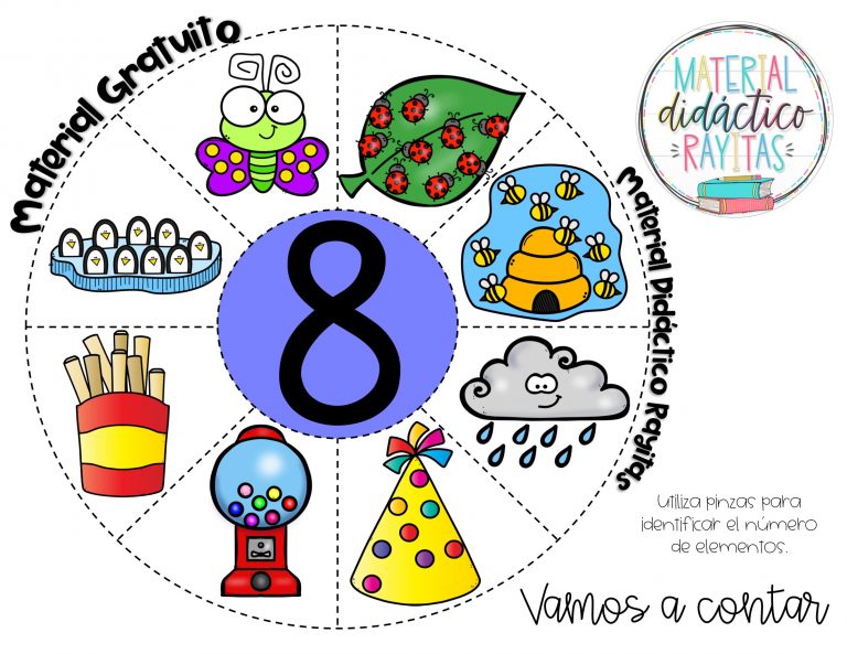 Ruleta de números del 1 al 10 - Imagenes Educativas