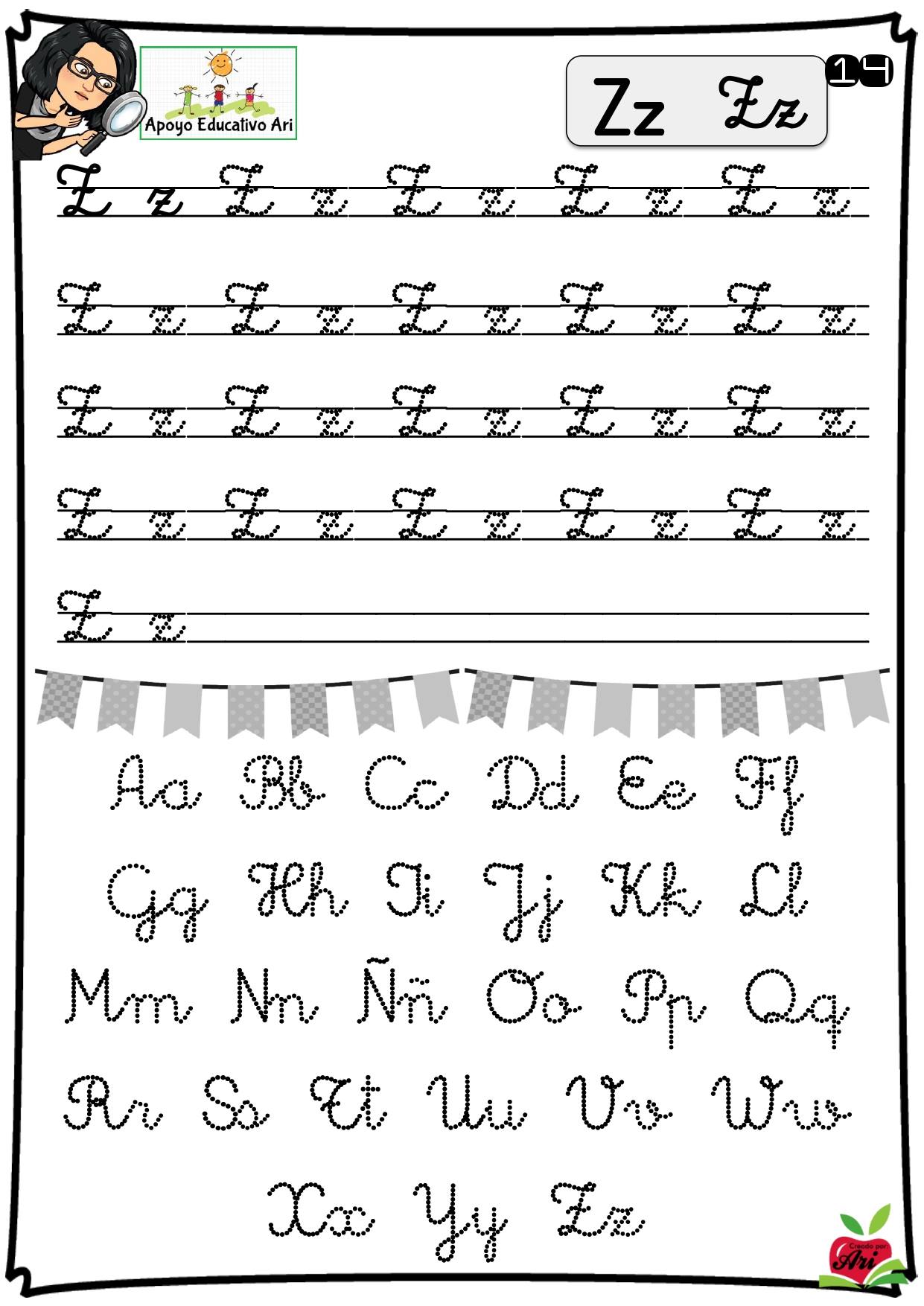 FOLLETO CALIGRAFÍA LETRA CURSIVA - Imagenes Educativas