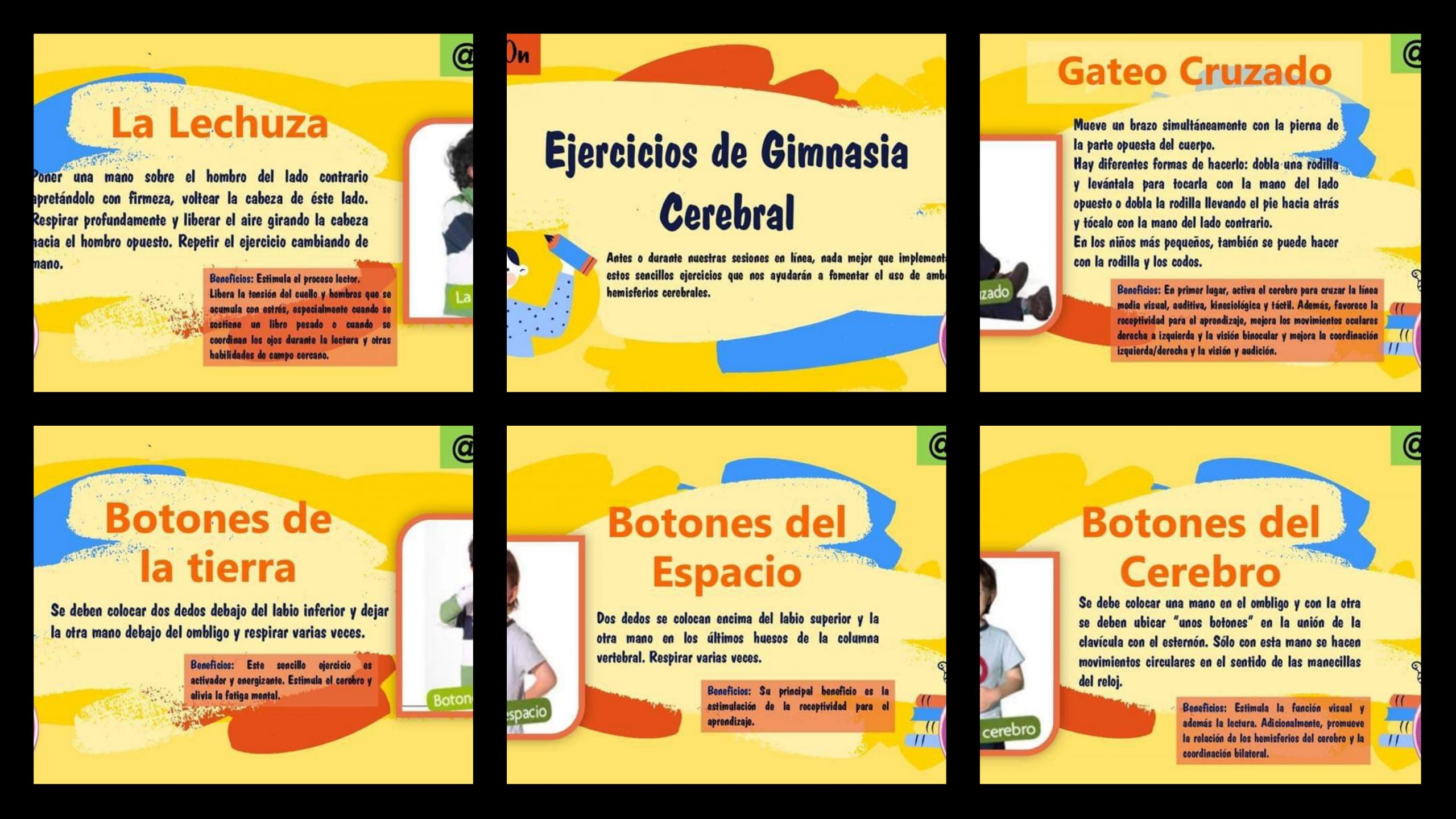 Surichinmoi Arrastrarse Dolor EJERCICIOS DE GIMNASIA CEREBRAL PARA NIÑOS – Imagenes Educativas