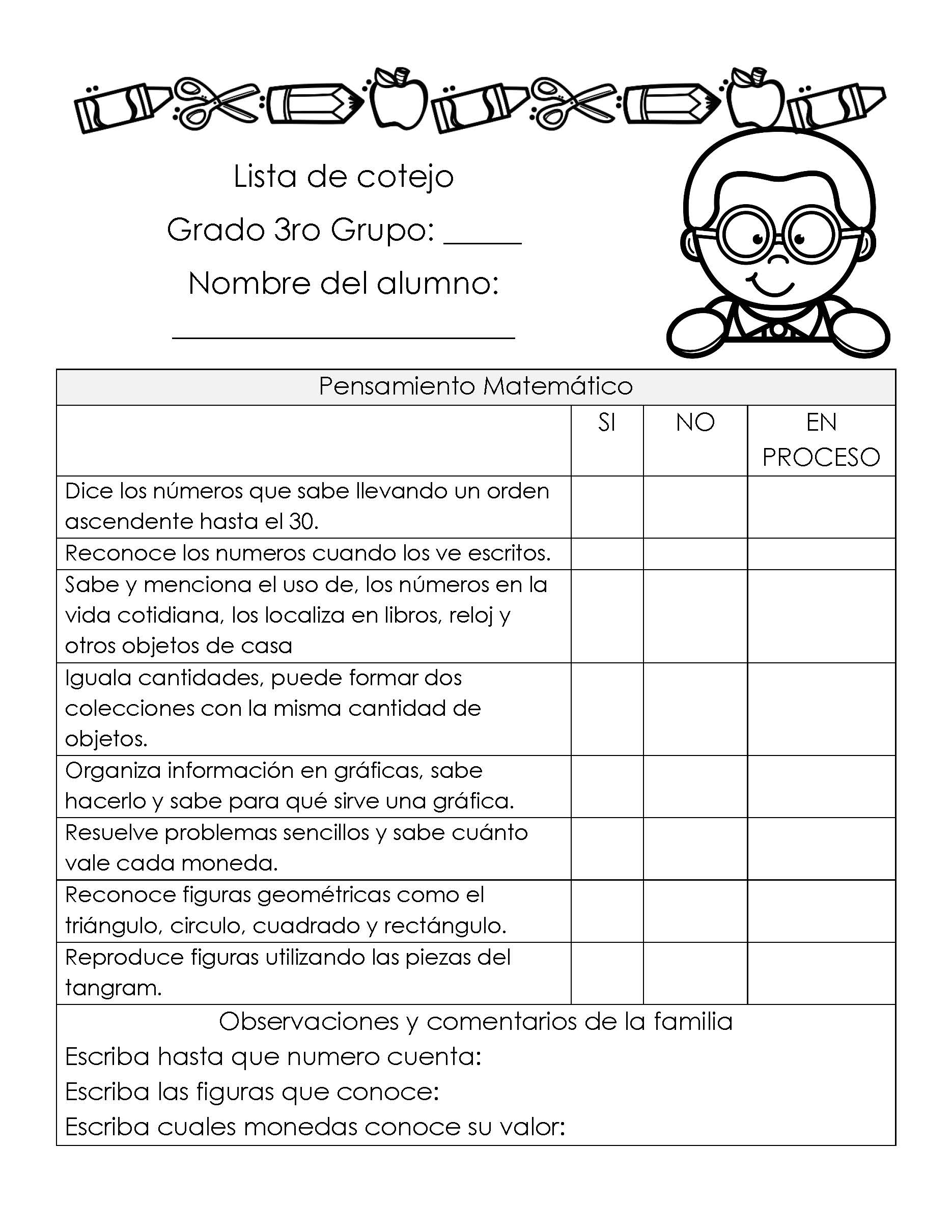 Ejemplo De Lista De Cotejo Para Evaluar Educacion Fisica Nuevo Ejemplo