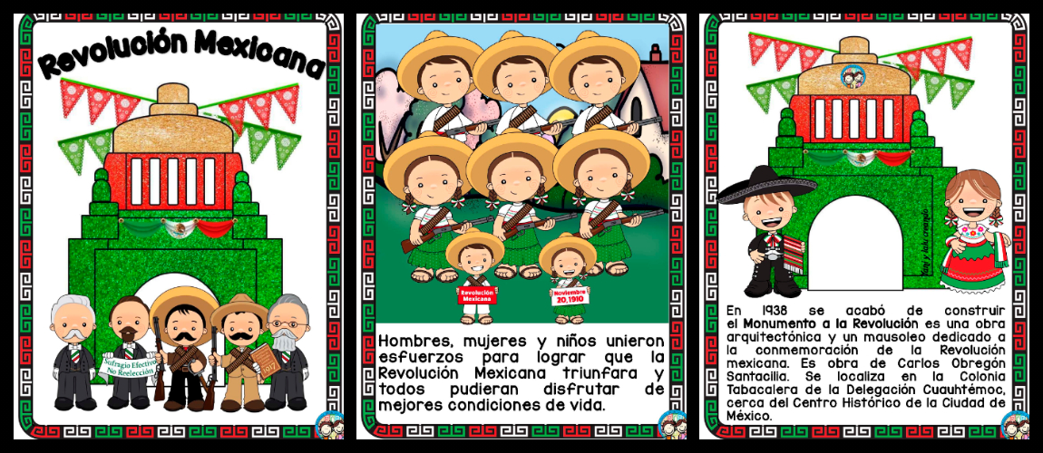 REVOLUCION MEXICANA COLOR PORTADA – Imagenes Educativas