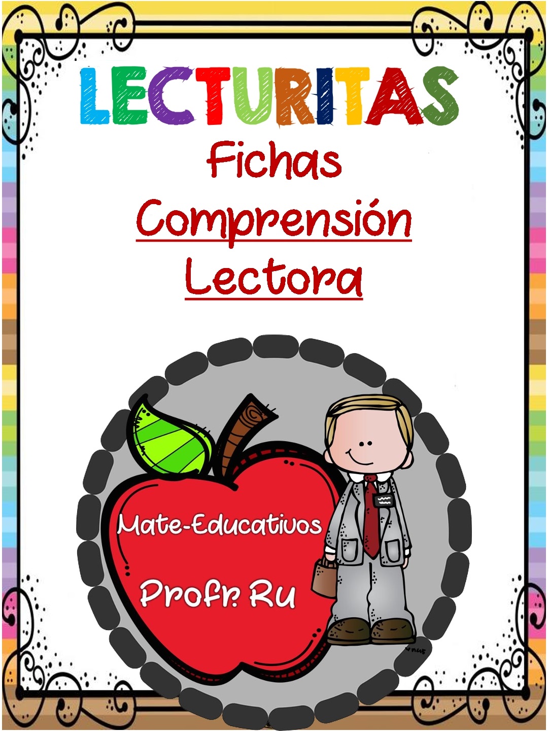 40 Fichas de Comprensión Lectora - Imagenes Educativas