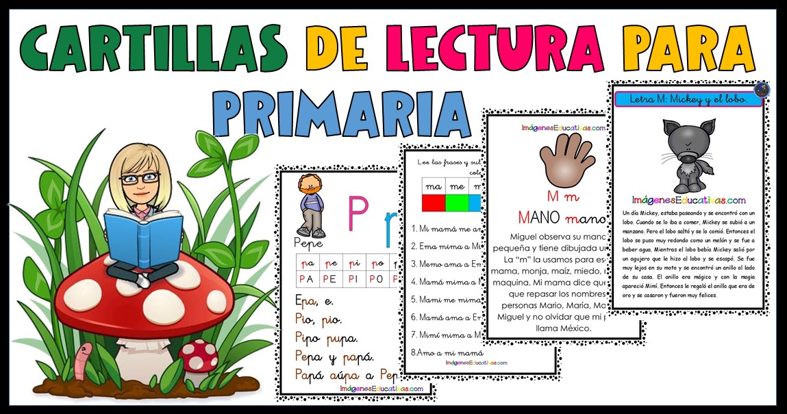 Cartillas de lectura para leer y escribir mejor: Primer grado y preescolar  - Materiales Educativos