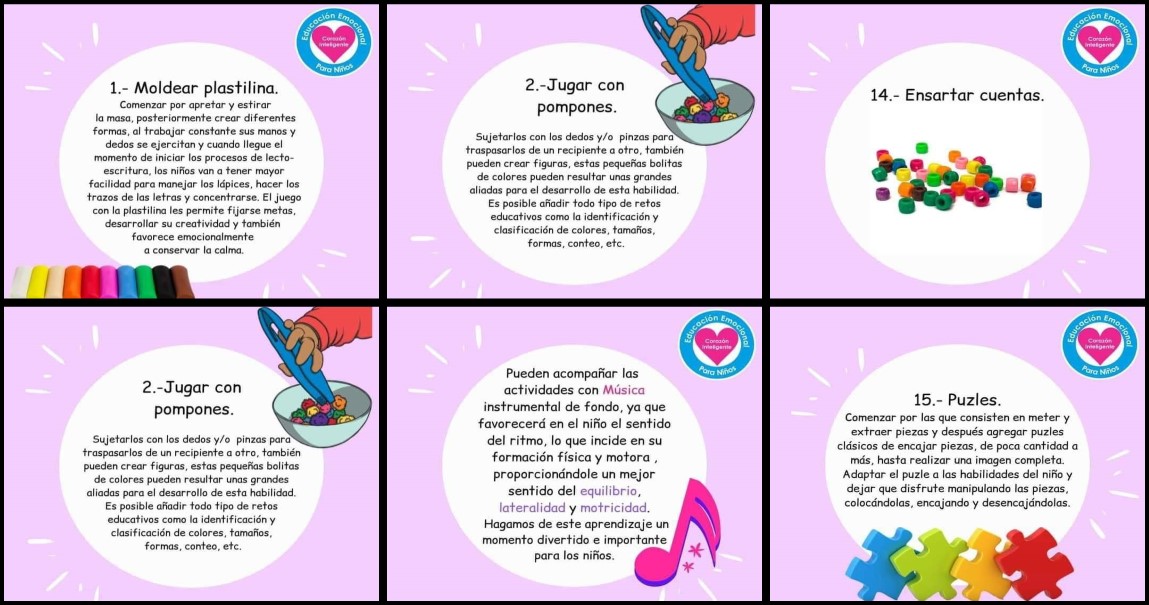15 actividades de psicomotricidad fina para niños new arrivals