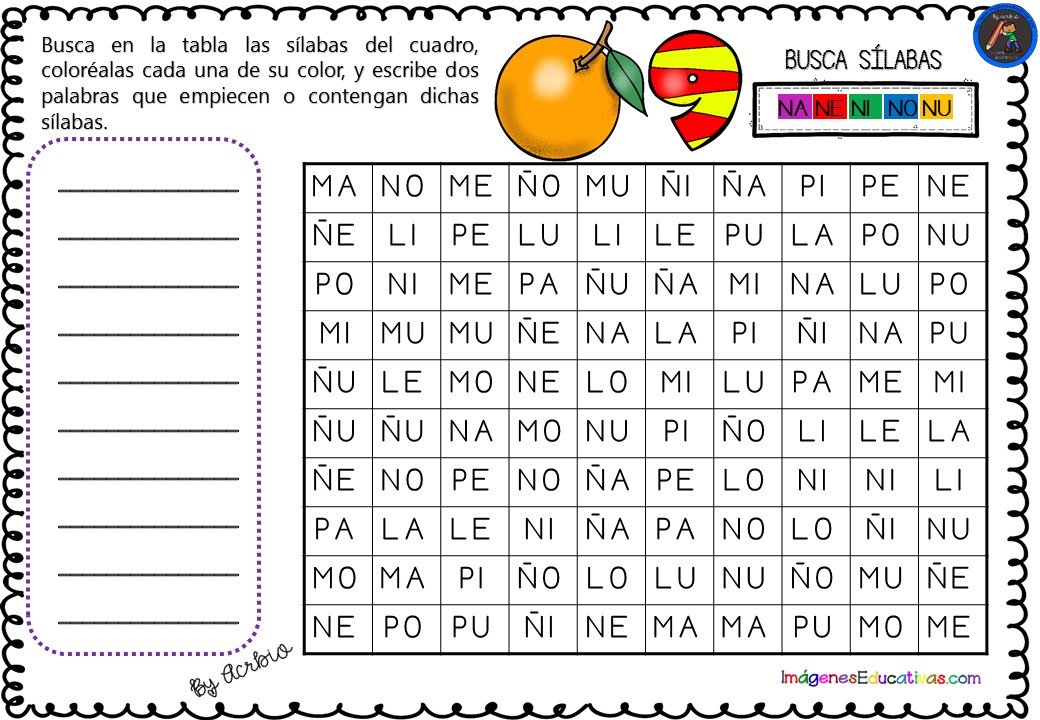 BUSCA SÍLABAS PORTADA (4) – Imagenes Educativas BUSCA SÍLABAS PORTADA (4) – Imagenes Educativas