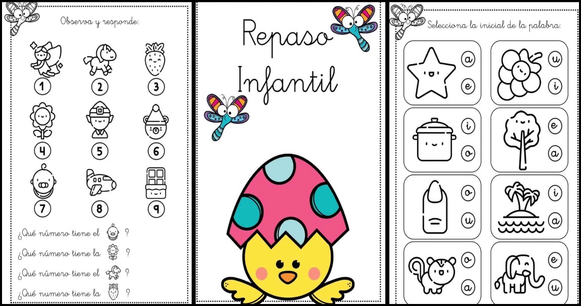 Cuaderno De Repaso Para EducaciÓn Infantil Imagenes Educativas