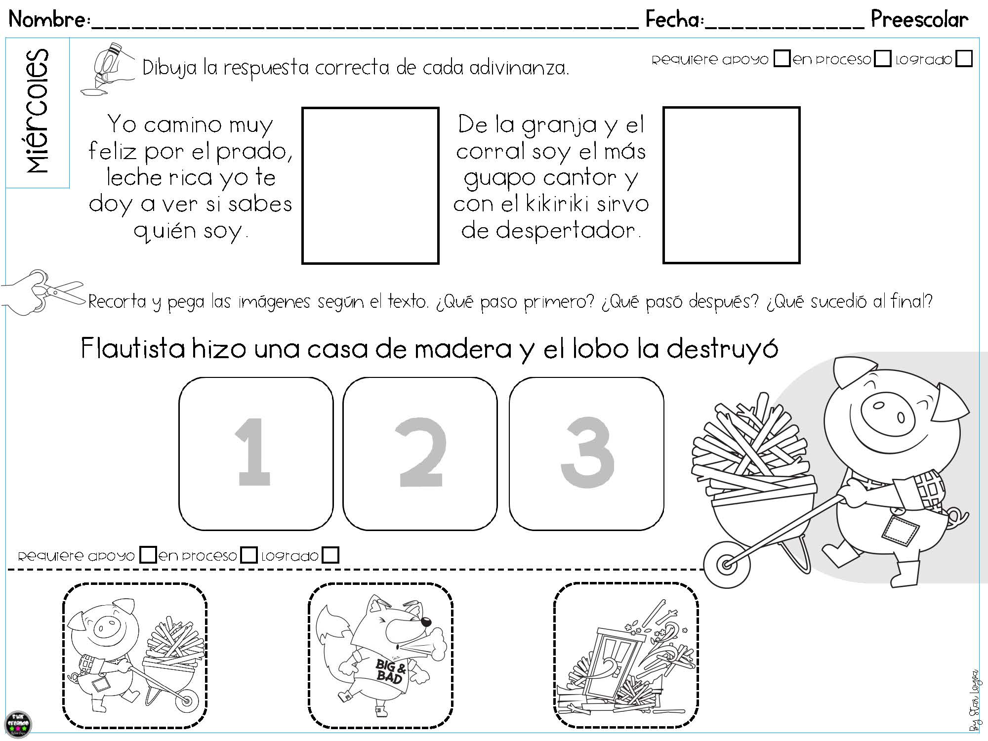 Cuaderno Para Preescolar E Infantilpágina09 Imagenes Educativas