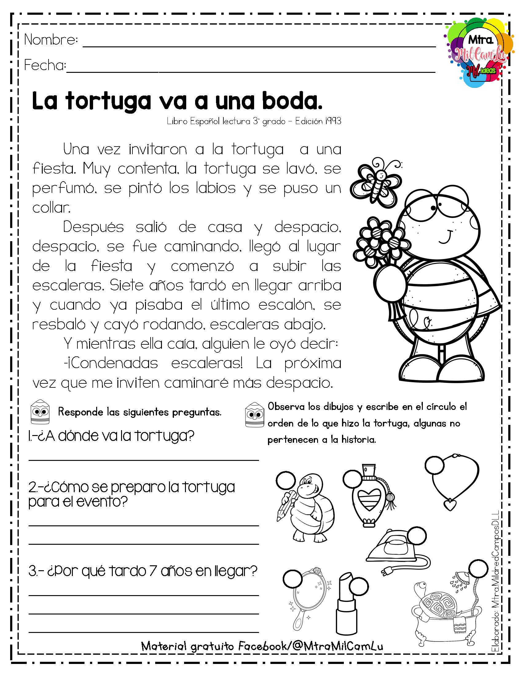 Lecturas De ComprensiÓnpágina5 Imagenes Educativas