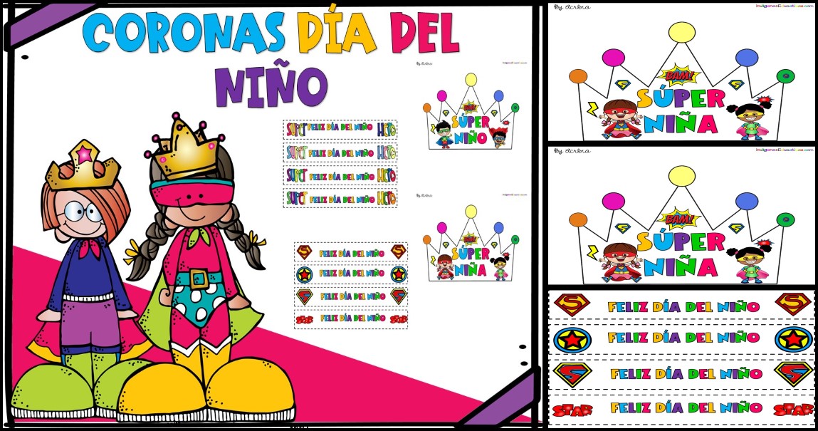 CORONAS DÍA DEL NIÑO 2021 PORTADA – Imagenes Educativas