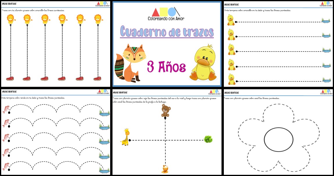 Actividades de aprendizaje preescolar, juguetes educativos, 41 páginas  libro de práctica de escritura a mano para niños de 3 a 4 años, aprendizaje