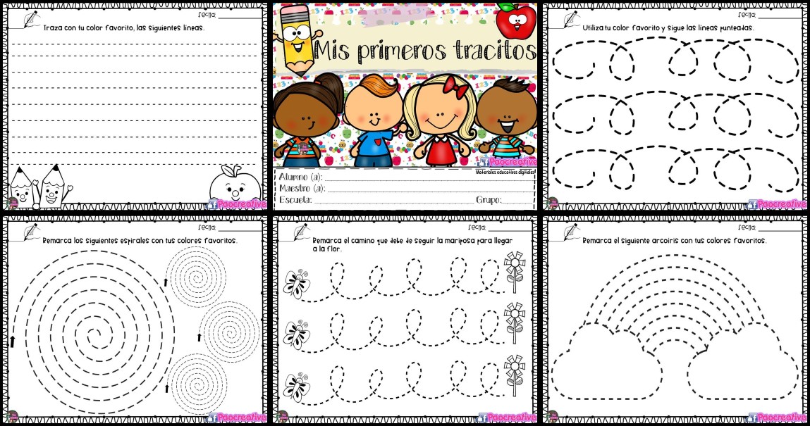 Cuaderno Guía de Caligrafía  Materiales Educativos para Maestras