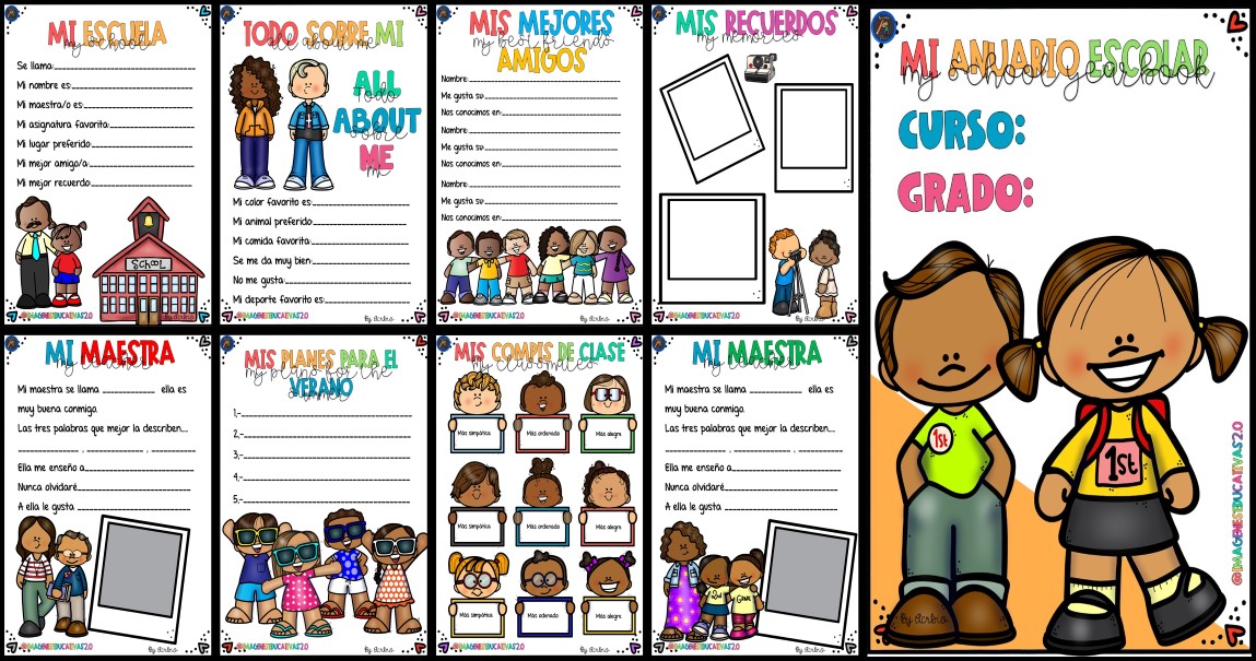 MI ANUARIO ESCOLAR 2021 TOTALMENTE EDITABLE Y LISTO PARA DESCARGAR –  Imagenes Educativas