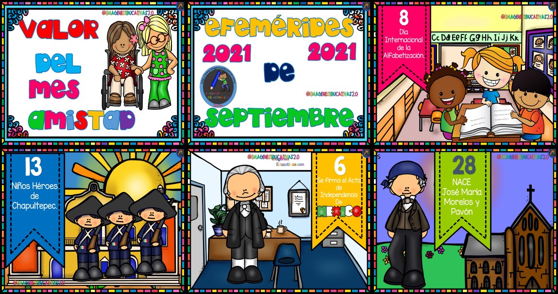 EFEMERIDES SEPTIEMBRE 2021 PORTADA – Imagenes Educativas